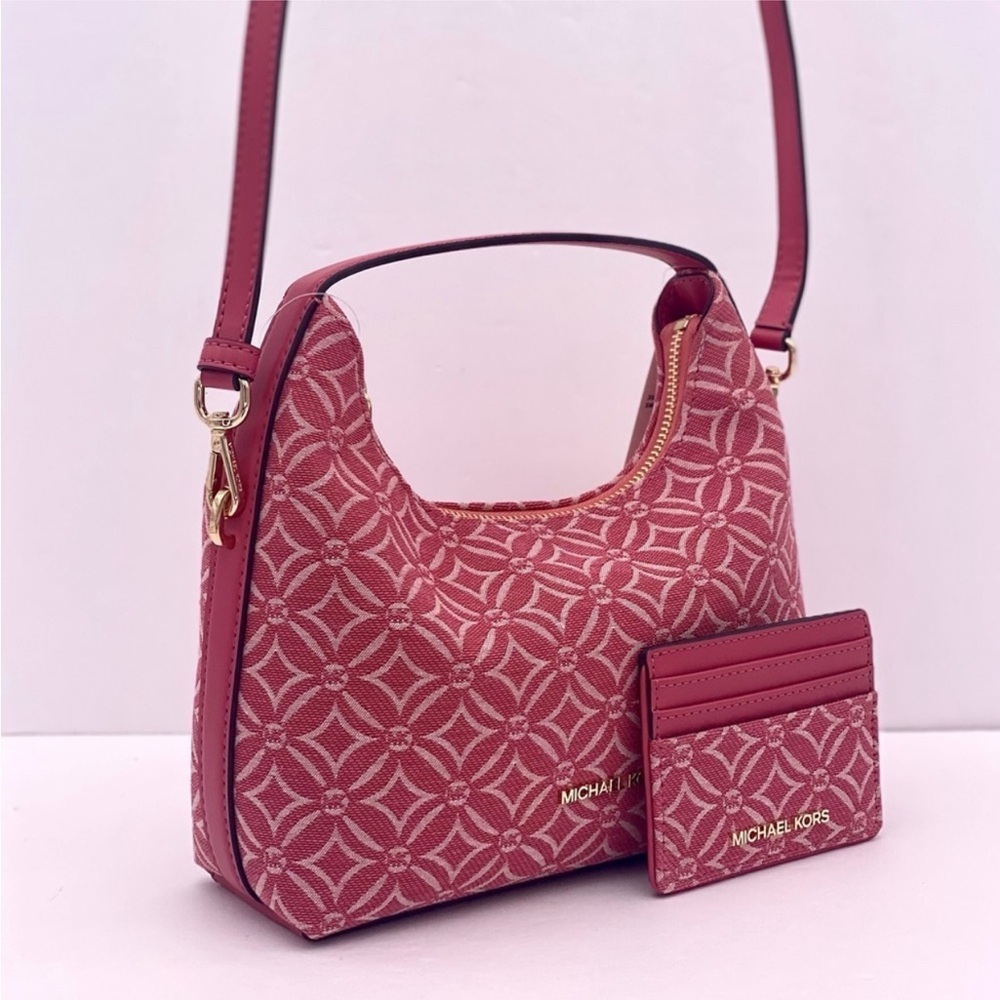 Michael Kors Ember Small Messenger Shoulder Crossbody Bag and Card Holder Set